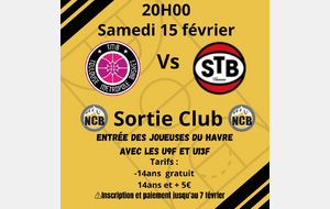 Sortie Club au TMB le 15 Février