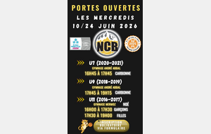 Portes ouvertes à l'école de basket mercredis 10 et 24 Juin