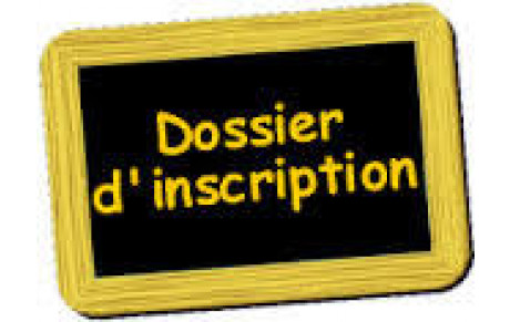 Le dossier d'inscription 2018-2019 est en ligne !!