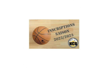 Inscription saison 2022-2023, c'est parti !!