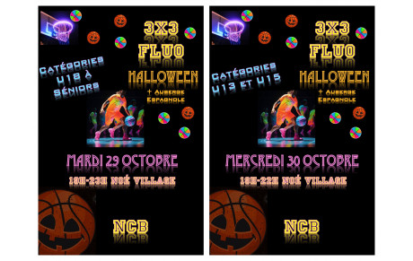Tournois 3x3 Fluo d'Halloween